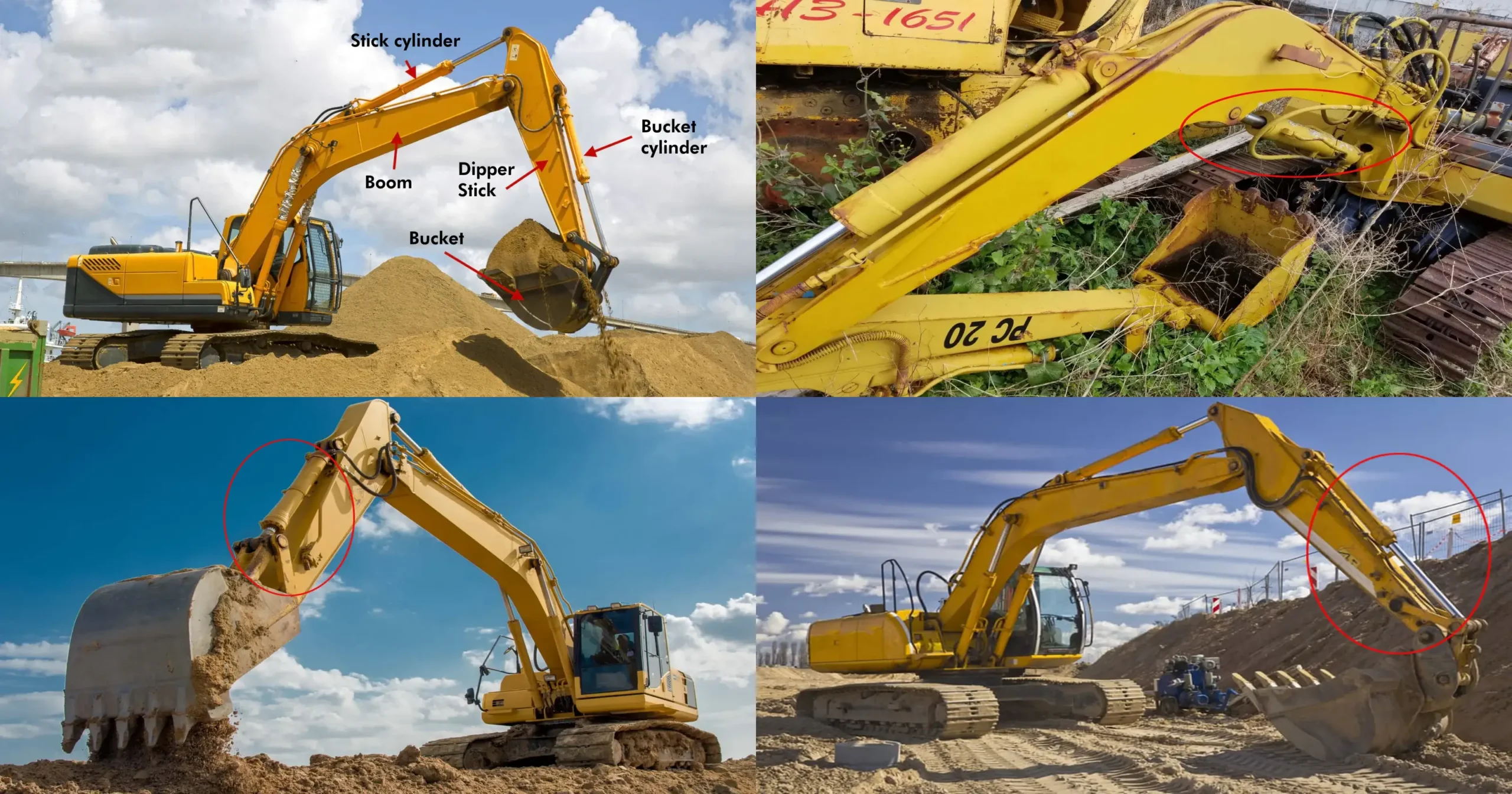 Excavator Hydraulic Cylinder applications